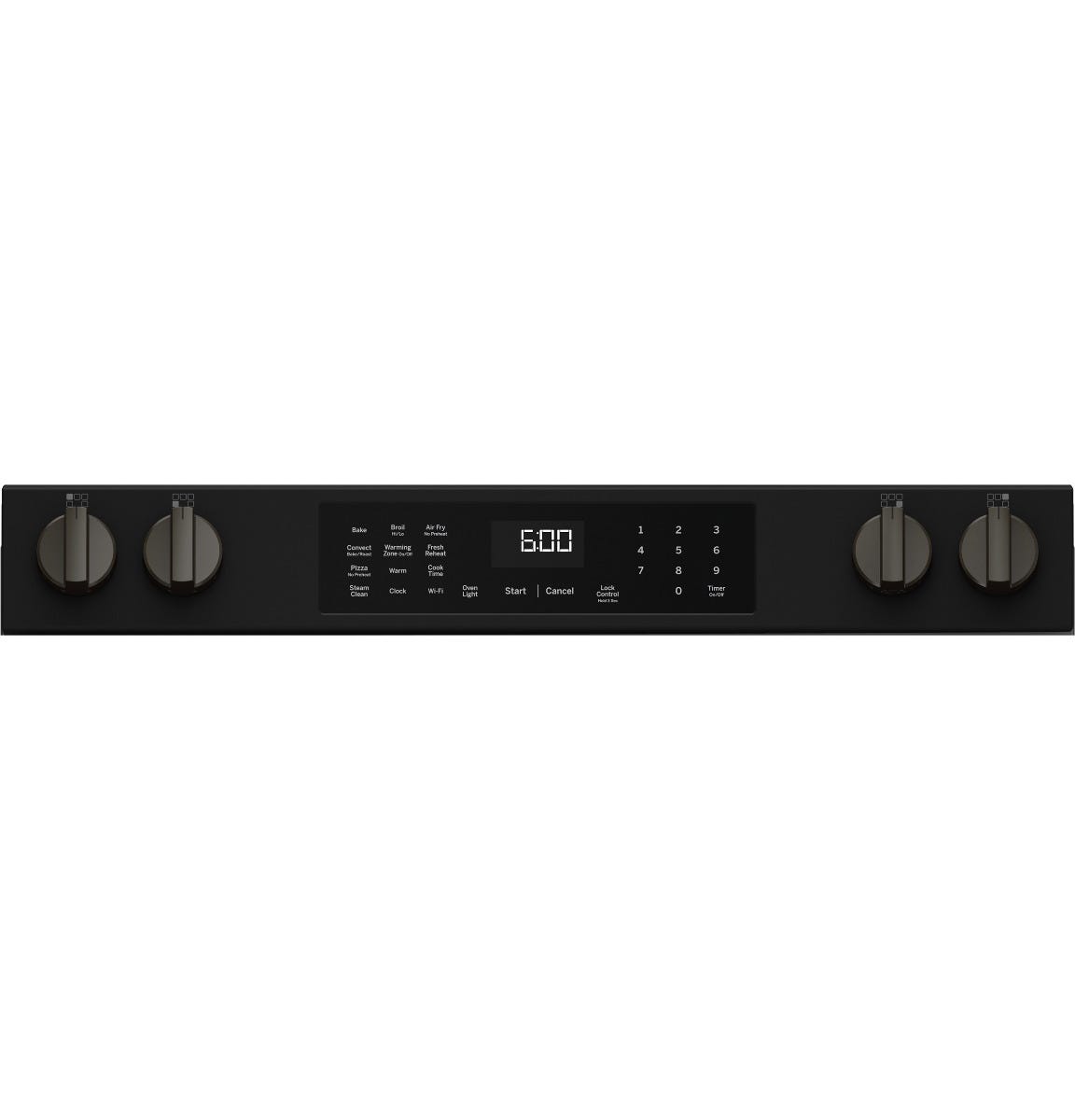 GE® 30" Slide-In Electric Convection Range with No Preheat Air Fry GRS600AVDS