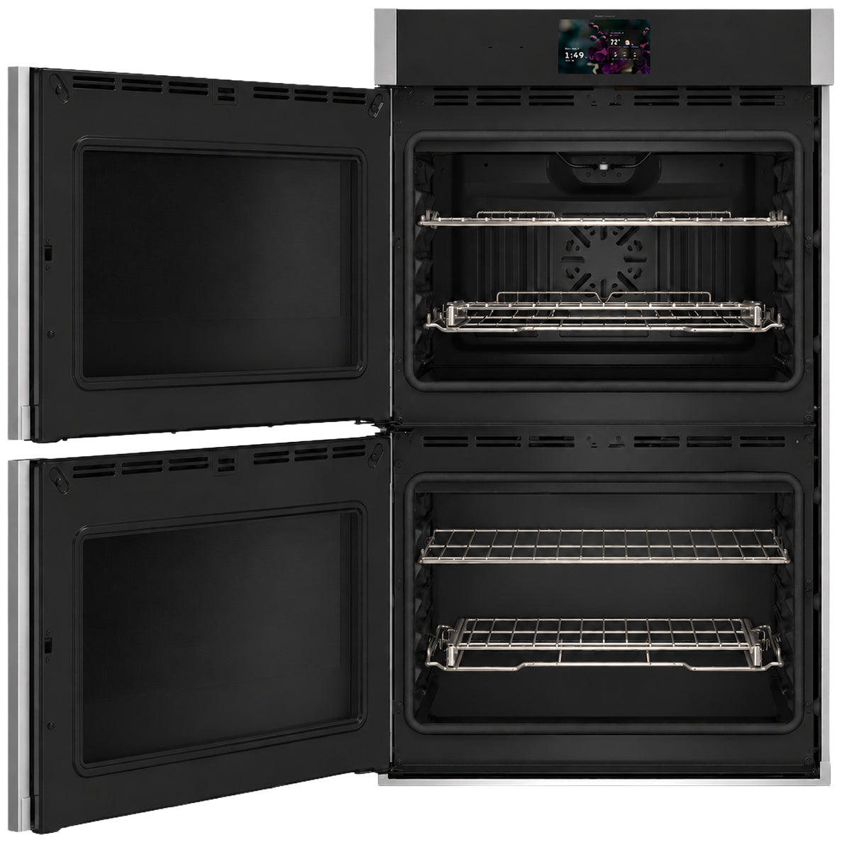 GE Profile™ 30" Smart Built-In Convection Double Wall Oven with Left-Hand Side-Swing Doors PTD700LSZSS