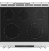 GE® 30" Slide-In Electric Range GRS500PVWW