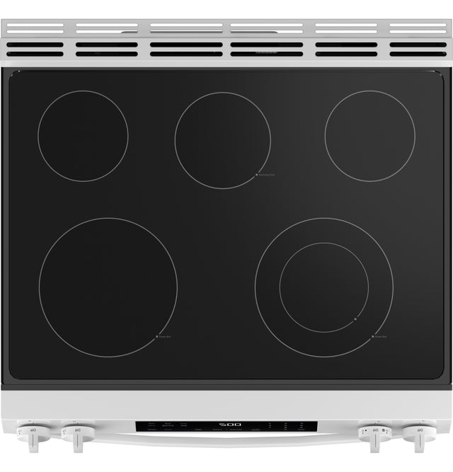 GE® 30" Slide-In Electric Range GRS500PVWW