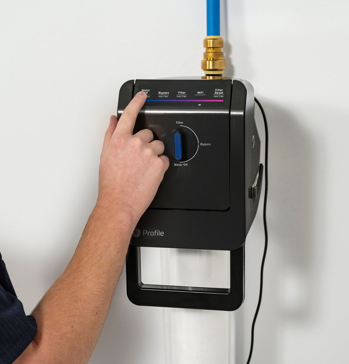 GE Profile™ Smart Water Valve with Integrated Filtration 3/4” Fittings PXWH70Y