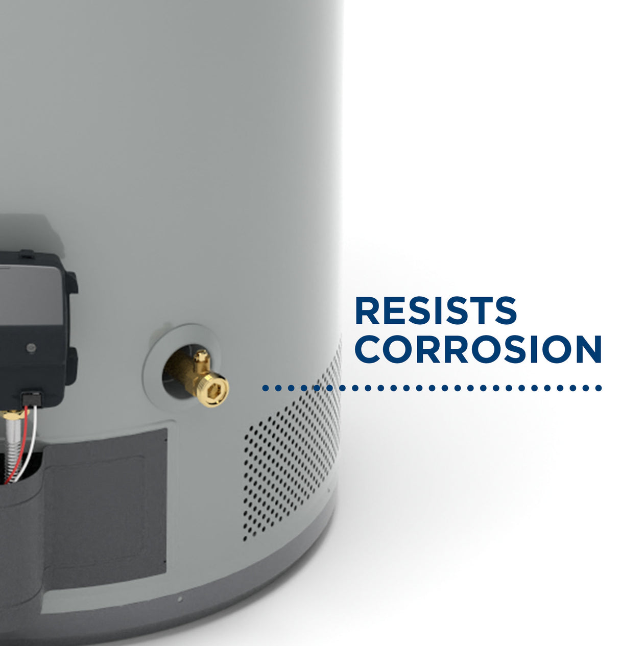 GE RealMAX Choice 50-Gallon Short Natural Gas Atmospheric Water Heater GG50S08BXR