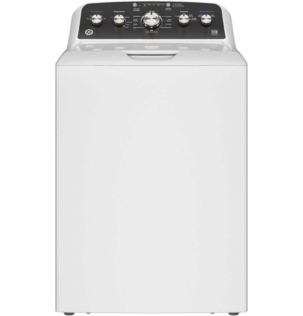 GE® 4.5 cu. ft. Capacity Washer with Spanish Panel and Wash Modes Soak and Power ETW485ASWWB
