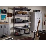 Gladiator® 48" Wide EZ Connect Rack with Five 24" Deep Shelves GARK485XGG