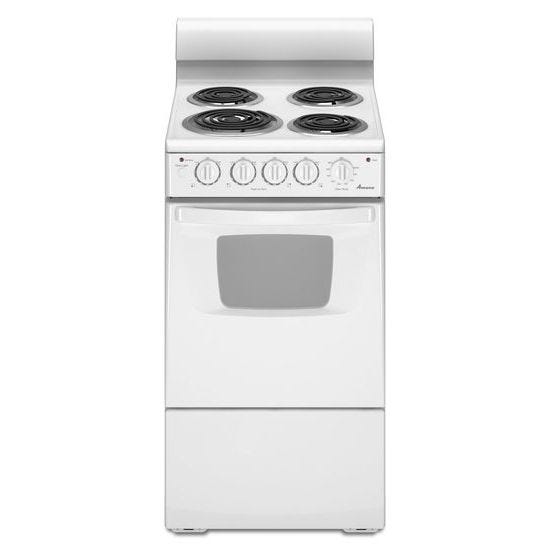 Amana 20 in. Electric Range with ADA Compliant Front Controls AEP222VAW