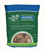 Big Green Egg Premium Kiln Dried Hickory Wood Chunks (.2cf / 5.6L) BGE-114624