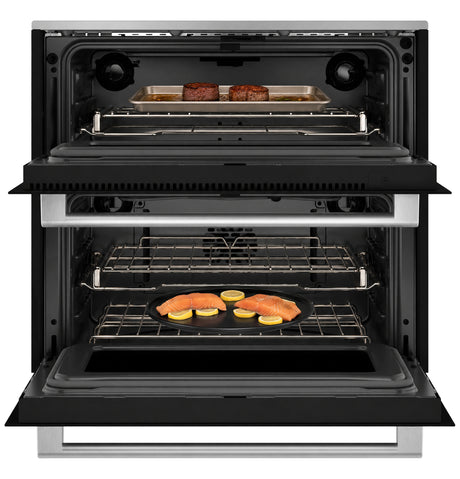 CAFÉ™ 30" Duo Smart Single Wall Oven in Platinum Glass CTS92DM2ZS5