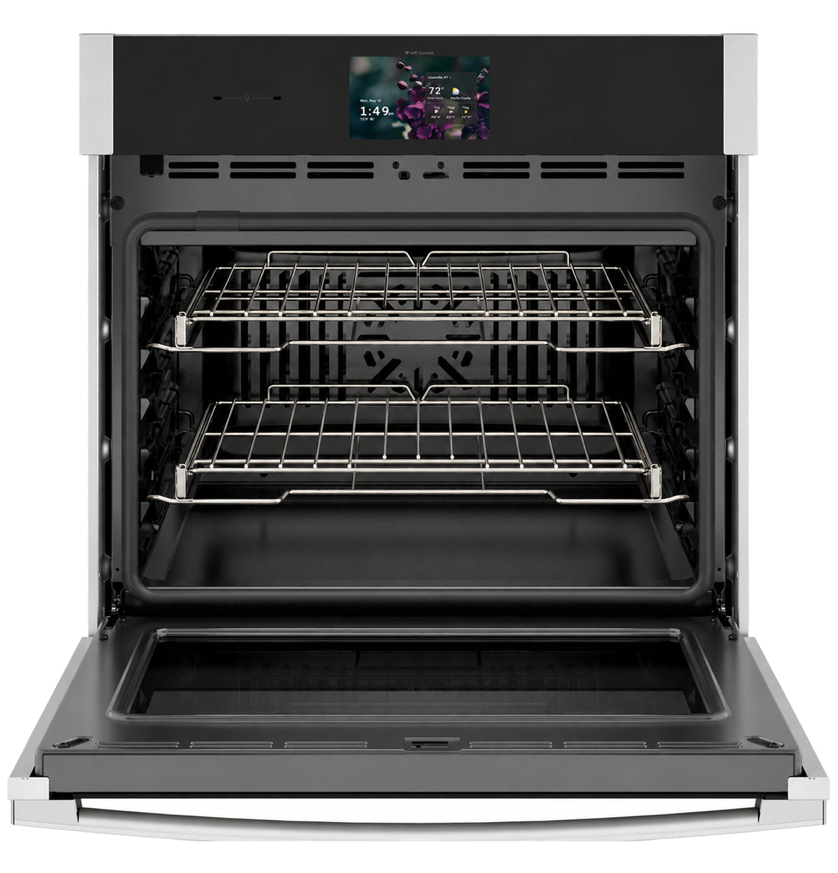 GE Profile™ 30" Smart Built-In Convection Single Wall Oven with In-Oven Camera and No Preheat Air Fry PTS9000SZSS