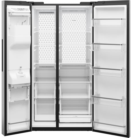 GE Profile™ ENERGY STAR® 27.8 Cu. Ft. Side-By-Side Refrigerator with Hands-Free AutoFill and CustomSize™ Ice PSE28QYYFS