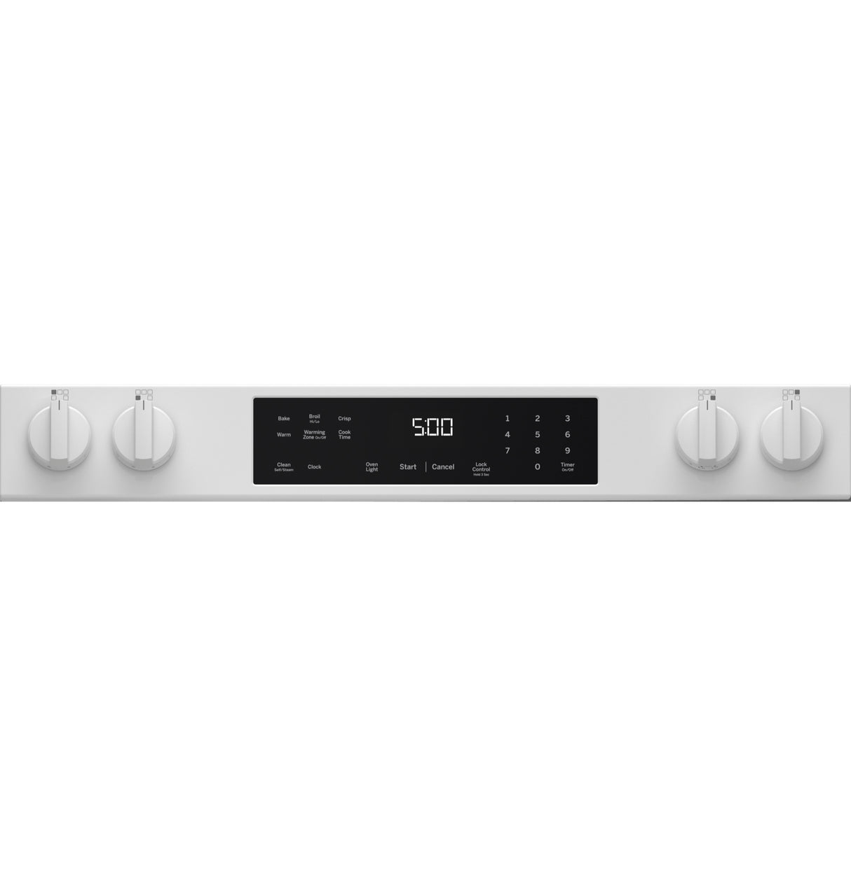 GE® 30" Slide-In Electric Range GRS500PVWW
