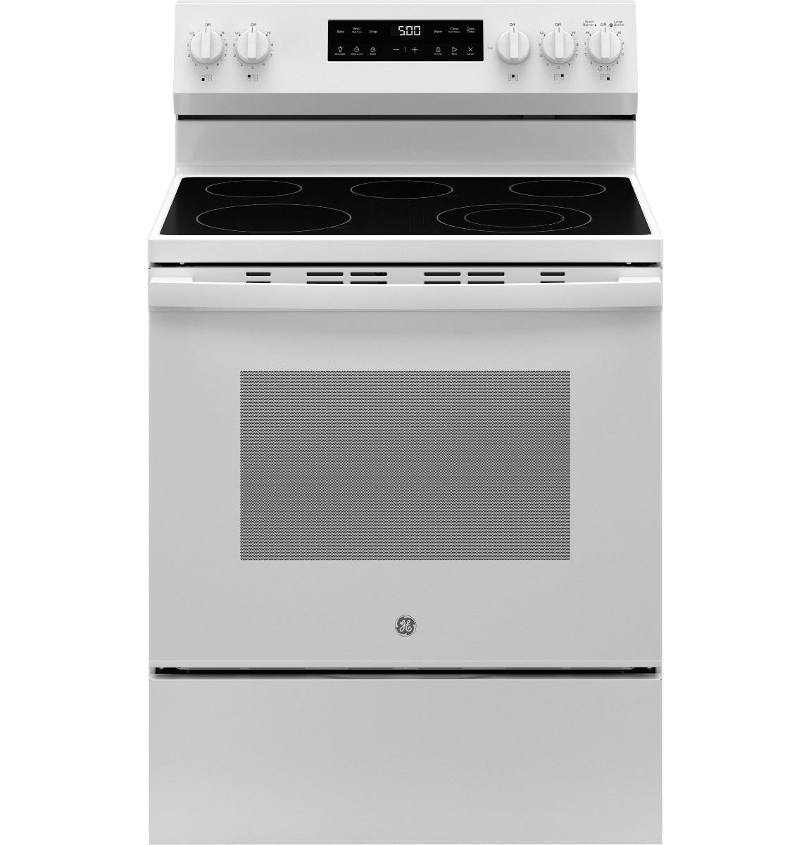 GE® 30" Free-Standing Electric Range GRF500PVWW