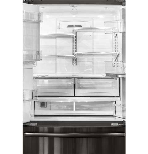 GE Profile Series 22.2 Cu. Ft. Counter-Depth French-Door Refrigerator with Door In Door and Hands-Free AutoFill PYD22KYNFS