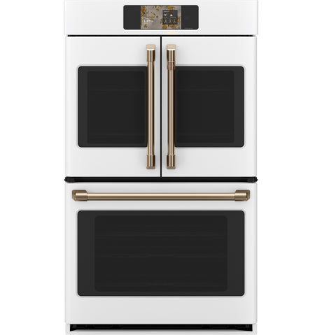 CAFÉ™ Professional Series 30" Smart Built-In Convection French-Door Double Wall Oven CTD90FP4ZW2