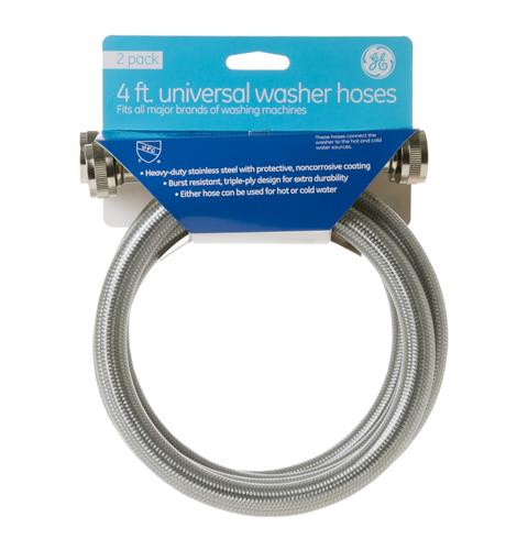 2 PK - Stainless Steel 4 ft Hoses WX14X10005