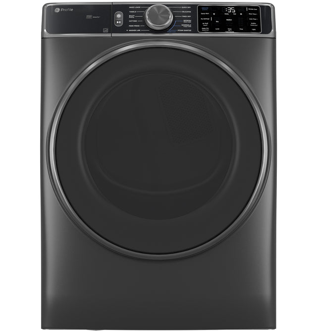 GE Profile™ ENERGY STAR® 7.8 cu. ft. Capacity Smart Front Load Electric Dryer with Steam and Sanitize Cycle PFD95ESPWDS