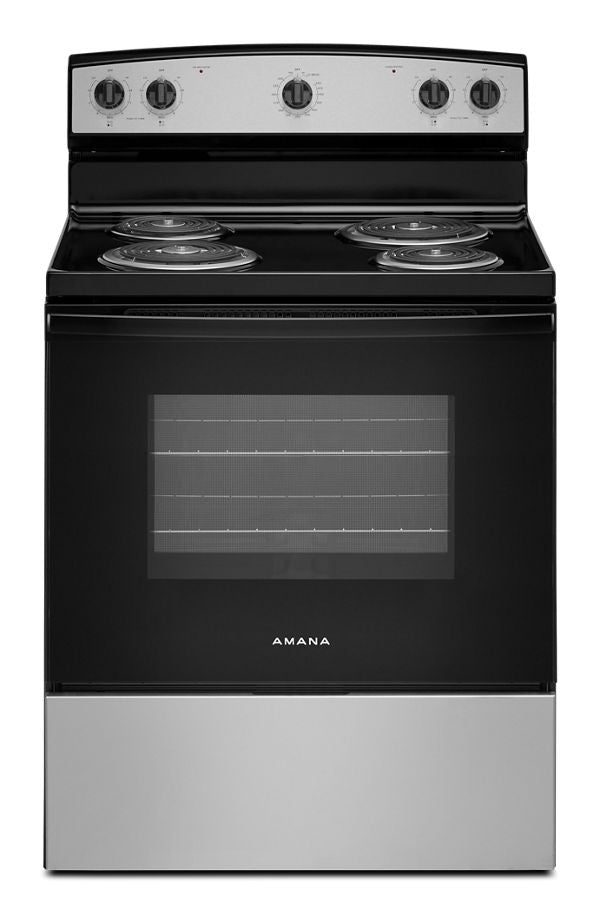 Amana® 30-Inch Electric Range with Extra-Large Oven Window AFCS2530TS