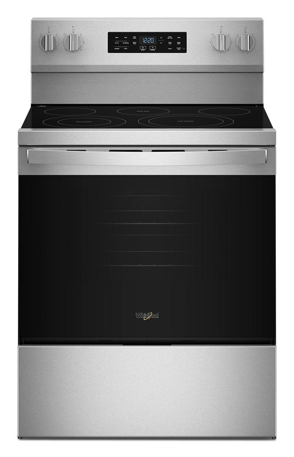 Whirlpool 30-inch Electric Range with Air Cooking Technology WFES5730SZ