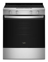 Whirlpool 30-inch Electric Range with No Preheat and Slow Cook Modes WSES3330TS
