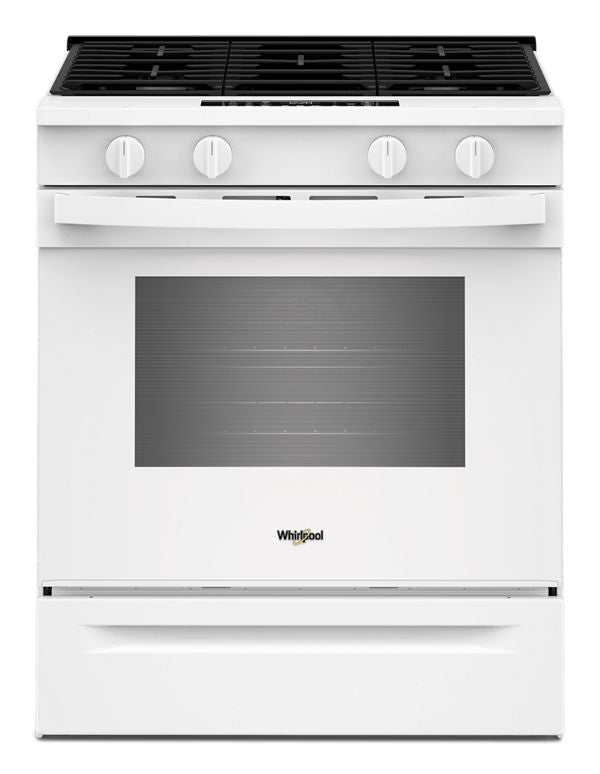 Whirlpool 30-inch Gas Smart Range with Air Cooking Technology and Steam Clean WSGS4530TW