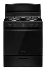 Amana® 30-inch Gas Range with Easy-Clean Glass Door AGR4203MNB