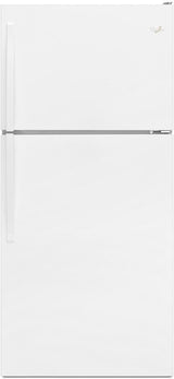 Whirlpool 30-inch Wide Top Freezer Refrigerator - 18 Cu. Ft. WRT108FFDW-White