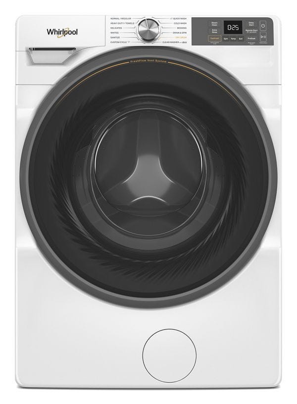 Whirlpool 4.5 cu. ft. Smart Front Load ENERGY STAR® Washer with FreshFlow™ Vent System WFW5720RW