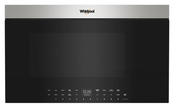 Whirlpool Air Fry Over-the-Range Microwave with Flush Built-In Design WMMF7330RZ