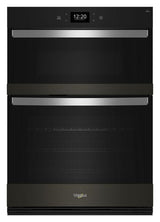 Whirlpool 5.0 Cu. Ft. Wall Oven Microwave Combo with Air Fry WOEC7030PV-Black Stainless