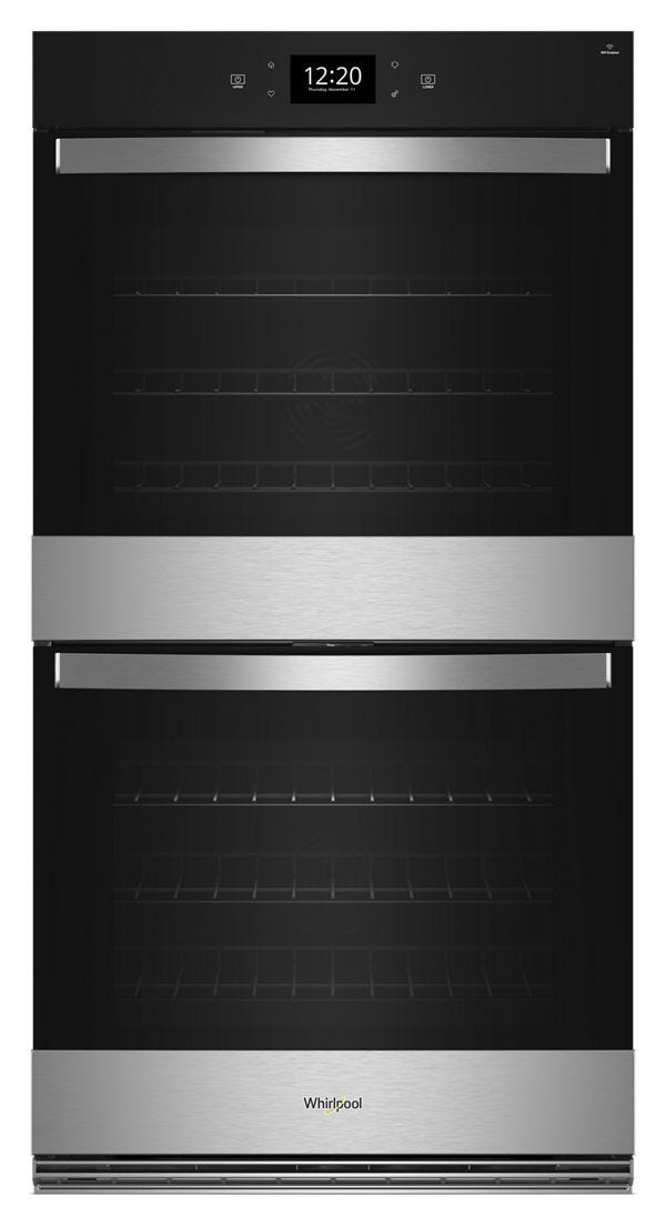 Whirlpool 10.0 Cu. Ft. Double Smart Wall Oven with Air Fry WOED7030PZ-Fingerprint Resistant Stainless Steel