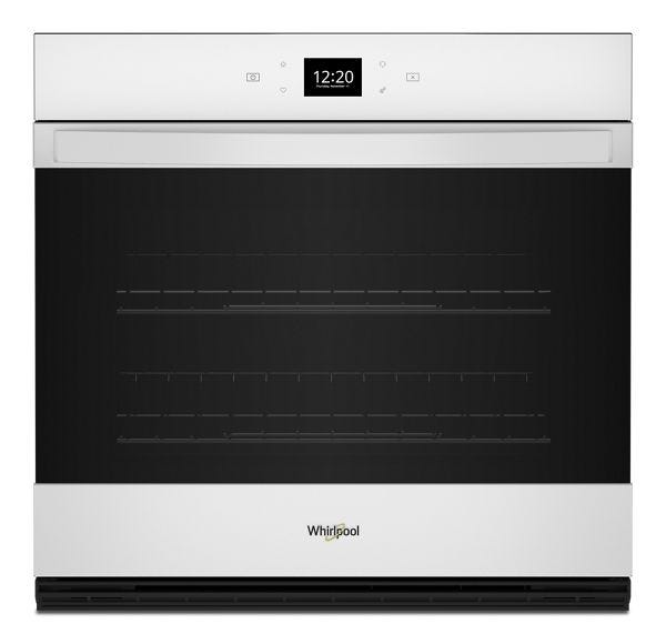 Whirlpool 4.3 Cu. Ft. Single Wall Oven with Air Fry When Connected WOES5027LW-White