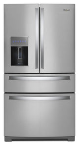 Whirlpool 36-inch Wide 4 Door Refrigerator with Prep & Store Bins - 26 Cu. Ft. WRMF7736PZ