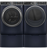 GE Profile 7.8 cu. ft. Capacity Smart Front Load Electric Dryer with Steam and Sanitize Cycle PFD87ESPVRS