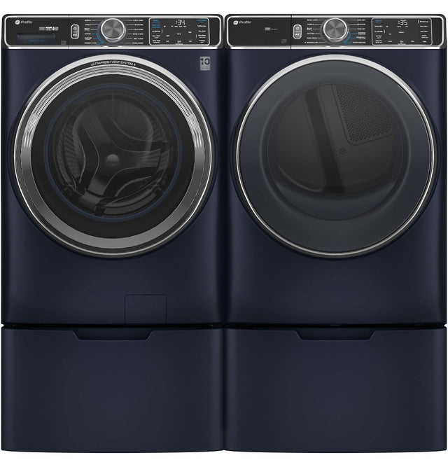 GE Profile 7.8 cu. ft. Capacity Smart Front Load Electric Dryer with Steam and Sanitize Cycle PFD87ESPVRS