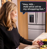GE Profile™ ENERGY STAR® 22.4 Cu. Ft. Smart Counter-Depth 4-Door French-Door Refrigerator with Kitchen Assistant™ PXD22HYYFS