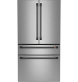 Café™ ENERGY STAR® 23.2 Cu. Ft. Smart Counter-Depth 4-Door French-Door Refrigerator With Dual-Dispense AutoFill Pitcher CJE23DP2WS1