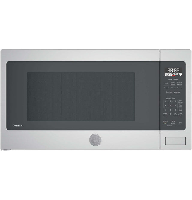 GE Profile™ 2.2 Cu. Ft. Countertop Sensor Microwave Oven PCST22U1WSS