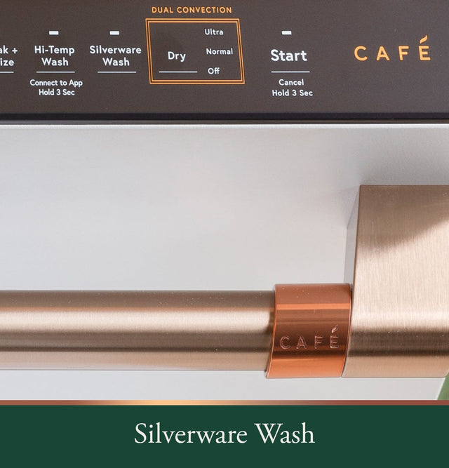 Café™ Smart Stainless Steel Interior Dishwasher with Sanitize and Ultra Wash & Dual Convection Ultra Dry CDT888P3VD1