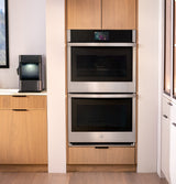 GE Profile™ 30" Smart Built-In Convection Double Wall Oven with No Preheat Air Fry and Precision Cooking PTD7000SZSS