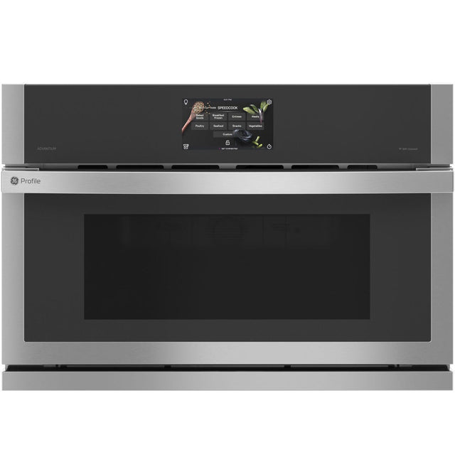 GE Profile™ 30" Single Wall Oven with 120V Advantium® Technology PSB9120SVSS