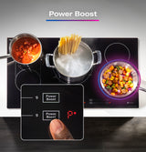 GE Profile™ ENERGY STAR® 36" Built-In Touch Control Induction Cooktop PHP6036DWBB