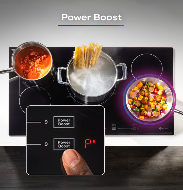 GE Profile™ ENERGY STAR® 36" Built-In Touch Control Induction Cooktop PHP6036DWBB
