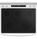 GE® 30" Free-Standing Electric Convection Range with No Preheat Air Fry GRF600AVWW