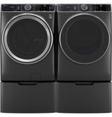 GE Profile™ ENERGY STAR® 7.8 cu. ft. Capacity Smart Front Load Electric Dryer with Steam and Sanitize Cycle PFD95ESPWDS
