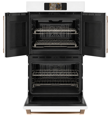 CAFÉ™ Professional Series 30" Smart Built-In Convection French-Door Double Wall Oven CTD90FP4ZW2