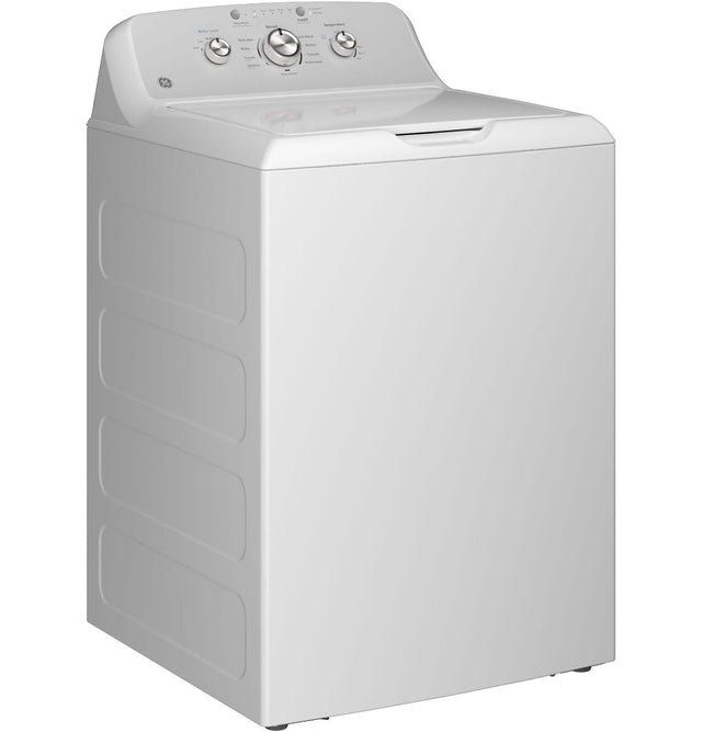 GE 4.3 cu. ft. Capacity Washer with Stainless Steel Basket,Cold Plus and Water Level Control GTW385ASWWS