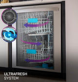 GE Profile ENERGY STAR Smart UltraFresh System Dishwasher with Microban Antimicrobial Technology with Deep Clean Washing 3rd Rack, 39 dBA PDT795SYVFS