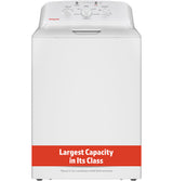 Hotpoint 4.0 cu. ft. Capacity Washer with Stainless Steel Basket, Cold Plus and Water Level Control HTW265ASWWW