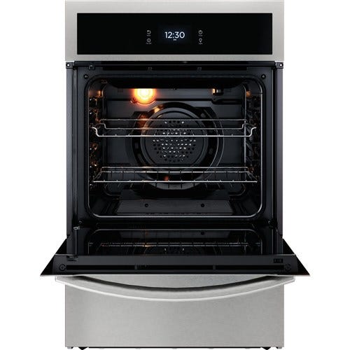 Frigidaire 24" Single Gas Wall Oven with Air Fry - Stainless GCWG2438AF