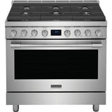 Frigidaire 36" Dual-Fuel Freestanding Range - Stainless Steel PCFD3668AF