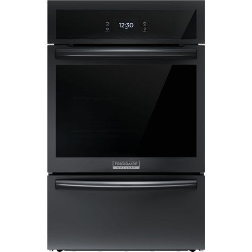 Frigidaire 24" Single Gas Wall Oven with Air Fry - Black GCWG2438AB